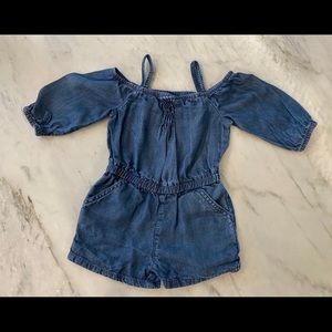 Denim Romper